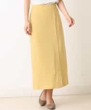 K2HFM19059 a.v.v(アー・ヴェ・ヴェ) ZIP切り替えAラインスカート マスタード