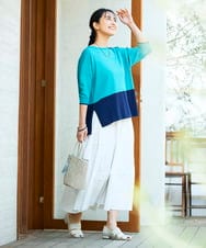 K2HGD25059 a.v.v(アー・ヴェ・ヴェ) 【洗える】ティアードプリーツスカート カーキ