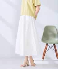 K2HGD25059 a.v.v(アー・ヴェ・ヴェ) 【洗える】ティアードプリーツスカート カーキ