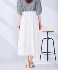 K2HGD25059 a.v.v(アー・ヴェ・ヴェ) 【洗える】ティアードプリーツスカート カーキ