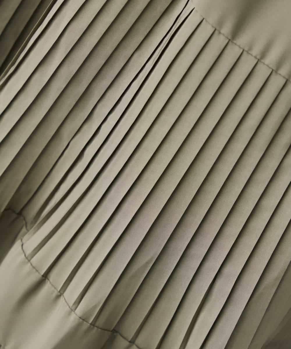 K2HGD25059 a.v.v(アー・ヴェ・ヴェ) 【洗える】ティアードプリーツスカート カーキ