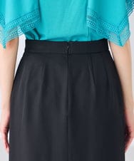 K2HGD28059 a.v.v(アー・ヴェ・ヴェ) 【洗える】ストレッチナロースカート グレージュ