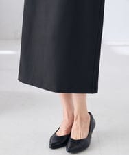 K2HGD28059 a.v.v(アー・ヴェ・ヴェ) 【洗える】ストレッチナロースカート グレージュ