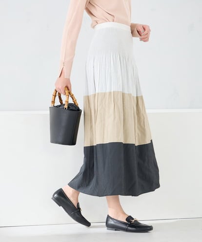 K2HGD38059 a.v.v 2WAYリバーシブルシャーリングフレアスカート