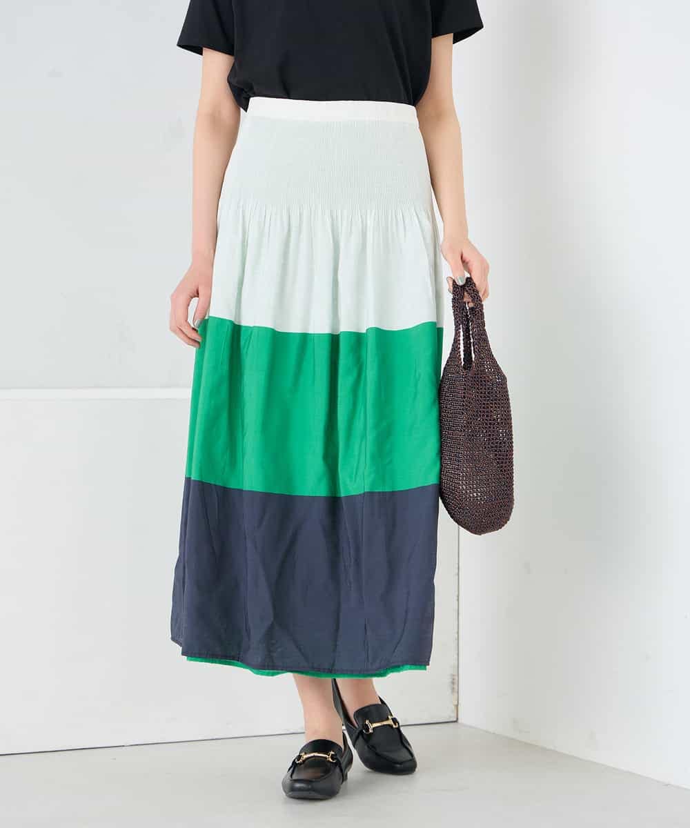 K2HGD38059 a.v.v 【雑誌InRed(宝島社)5月号掲載】2WAYリバーシブルシャーリングフレアスカート