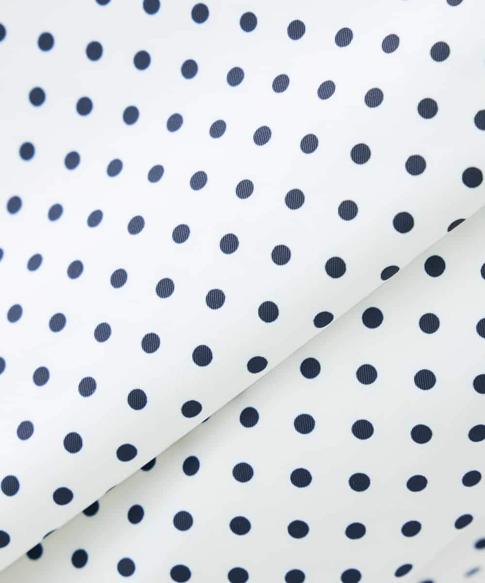 K2HHD33059 a.v.v(アー・ヴェ・ヴェ) 【洗える】パネル切替ドットスカート ホワイト