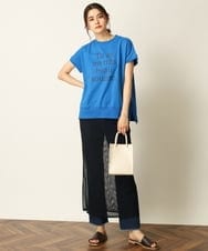 K2HHP39059 a.v.v(アー・ヴェ・ヴェ) メッシュニットナロースカート ネイビー