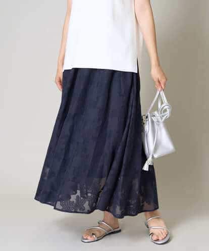 K2HHV28059 a.v.v 花柄メッシュスカート