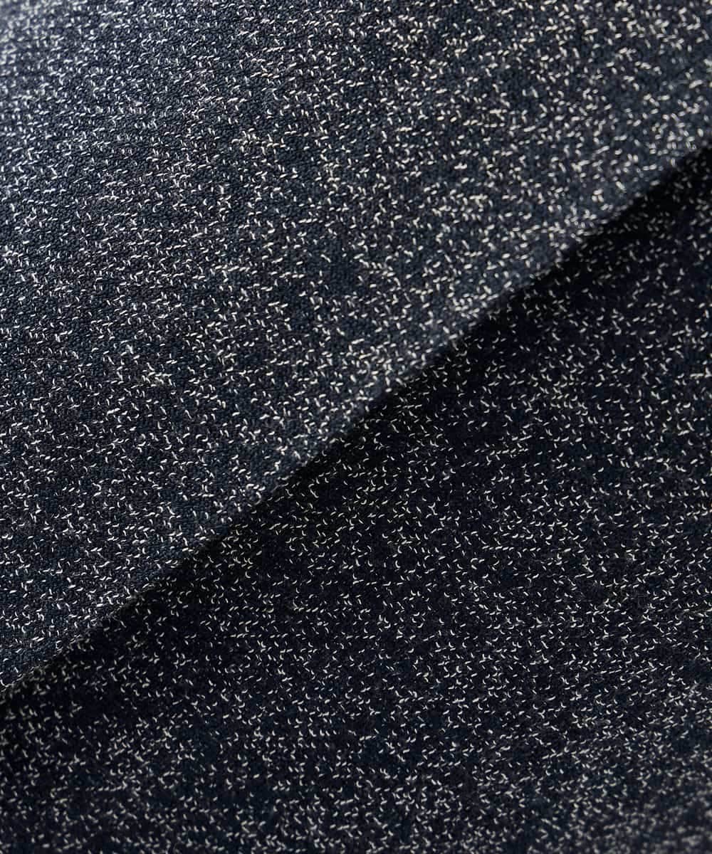 K2HKA13059 a.v.v(アー・ヴェ・ヴェ) ツイード調裾フリンジAラインスカート ネイビー