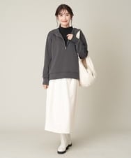 K2HLS12054 a.v.v(アー・ヴェ・ヴェ) グルカ風台形スカート アイボリー