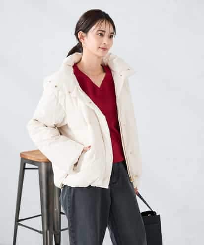 K2JAD10159 a.v.v 【2WAY】スタンドネックショートダウンジャケット