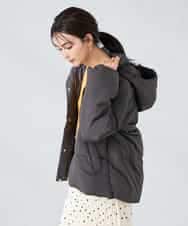 K2JAD10159 a.v.v(アー・ヴェ・ヴェ) 【2WAY】スタンドネックショートダウンジャケット アイボリー