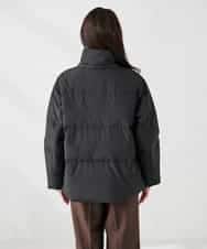 K2JAD10159 a.v.v(アー・ヴェ・ヴェ) 【2WAY】スタンドネックショートダウンジャケット アイボリー