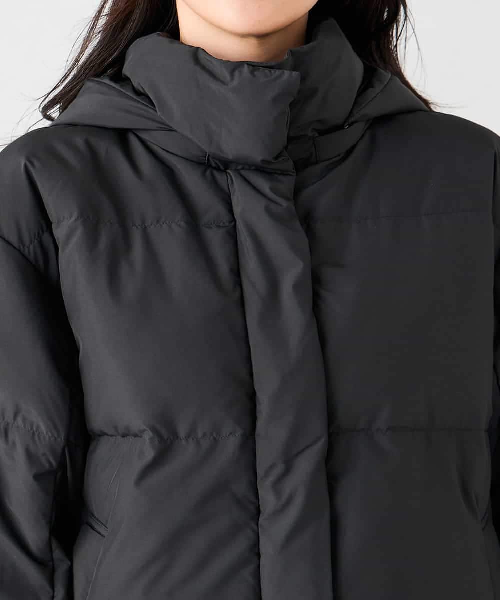 K2JAD10159 a.v.v(アー・ヴェ・ヴェ) 【2WAY】スタンドネックショートダウンジャケット アイボリー