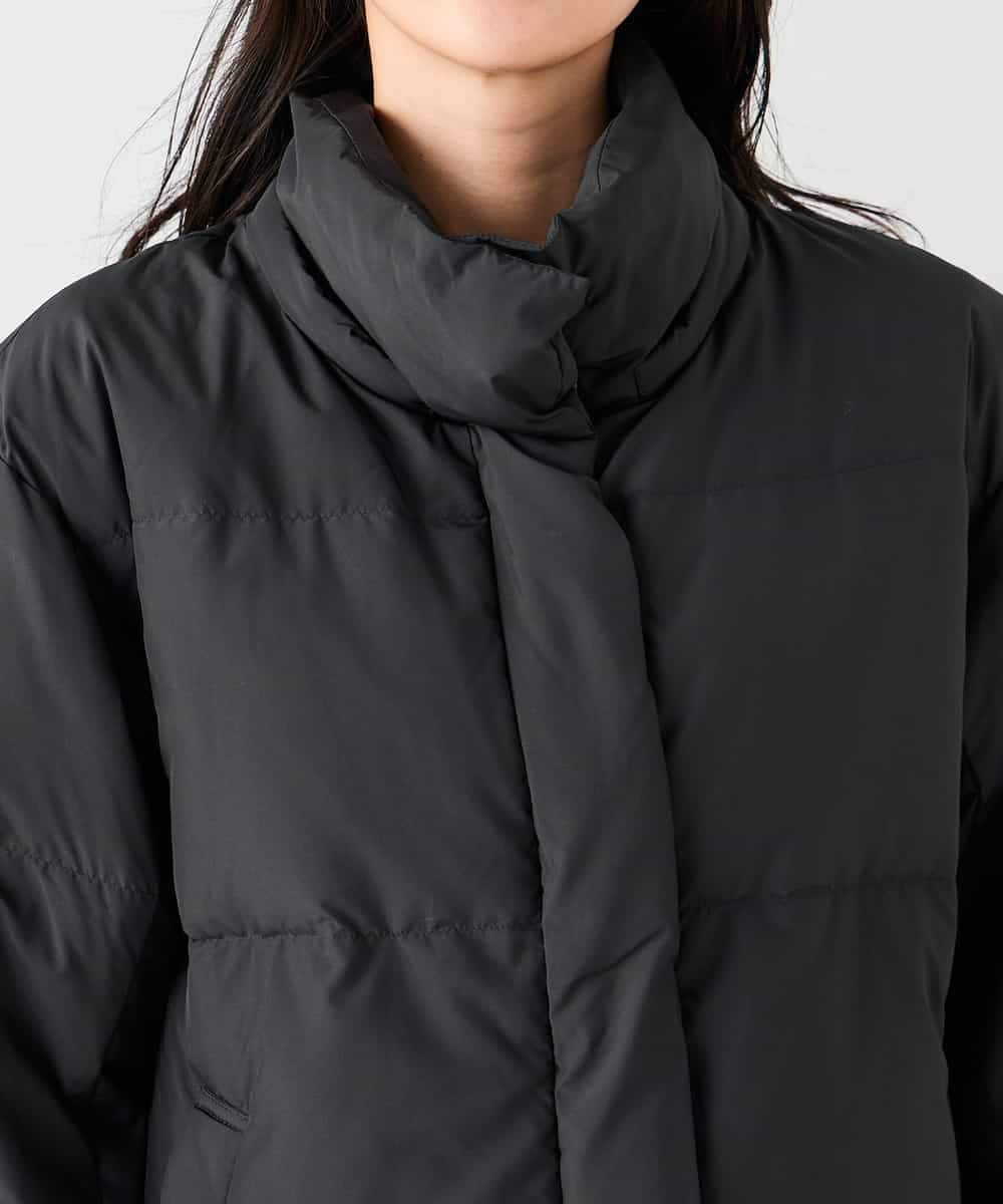 K2JAD10159 a.v.v(アー・ヴェ・ヴェ) 【2WAY】スタンドネックショートダウンジャケット アイボリー