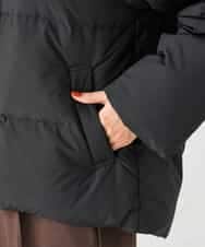 K2JAD10159 a.v.v(アー・ヴェ・ヴェ) 【2WAY】スタンドネックショートダウンジャケット アイボリー