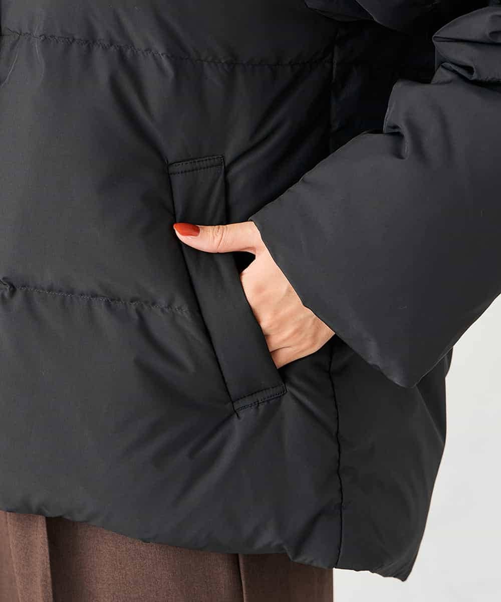 K2JAD10159 a.v.v(アー・ヴェ・ヴェ) 【2WAY】スタンドネックショートダウンジャケット アイボリー