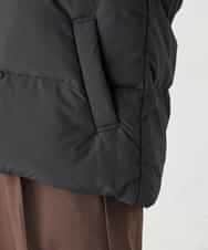 K2JAD10159 a.v.v(アー・ヴェ・ヴェ) 【2WAY】スタンドネックショートダウンジャケット アイボリー