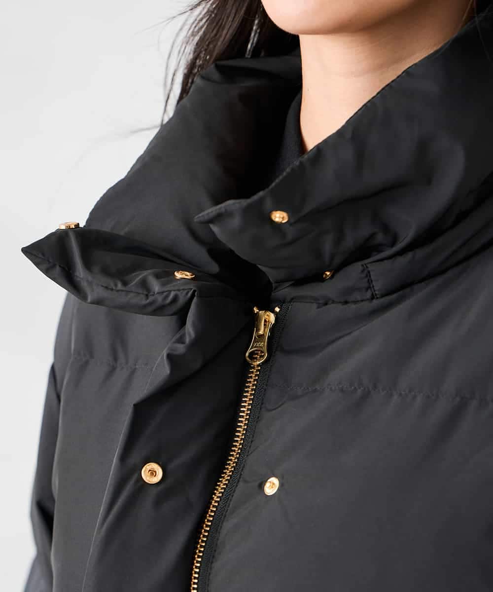 K2JAD10159 a.v.v(アー・ヴェ・ヴェ) 【2WAY】スタンドネックショートダウンジャケット アイボリー