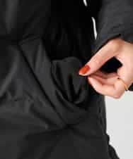 K2JAD10159 a.v.v(アー・ヴェ・ヴェ) 【2WAY】スタンドネックショートダウンジャケット アイボリー