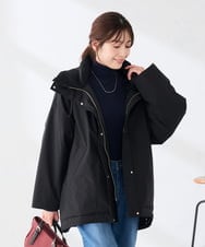 K2JAG07189 a.v.v(アー・ヴェ・ヴェ) ミドル ダウン ジャケット アイボリー