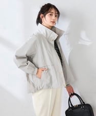 K2JDD07089 a.v.v(アー・ヴェ・ヴェ) ナイロンワッシャーブルゾン ベージュ