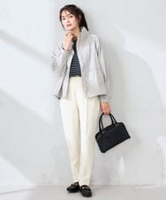 K2JDD07089 a.v.v(アー・ヴェ・ヴェ) ナイロンワッシャーブルゾン ベージュ