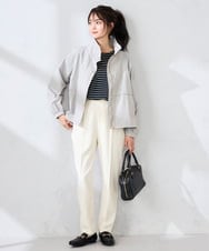 K2JDD07089 a.v.v(アー・ヴェ・ヴェ) ナイロンワッシャーブルゾン ベージュ