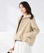 K2JDD07089 a.v.v(アー・ヴェ・ヴェ) ナイロンワッシャーブルゾン ベージュ