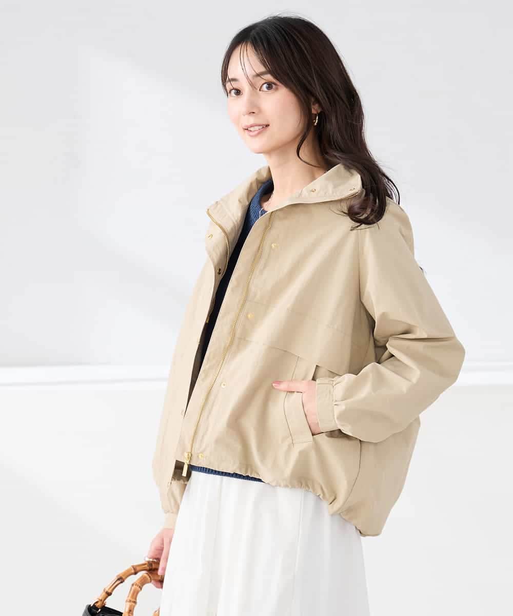K2JDD07089 a.v.v(アー・ヴェ・ヴェ) ナイロンワッシャーブルゾン ベージュ