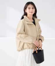 K2JDD07089 a.v.v(アー・ヴェ・ヴェ) ナイロンワッシャーブルゾン ベージュ