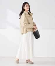 K2JDD07089 a.v.v(アー・ヴェ・ヴェ) ナイロンワッシャーブルゾン ベージュ