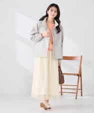 K2JDD07089 a.v.v(アー・ヴェ・ヴェ) ナイロンワッシャーブルゾン ベージュ