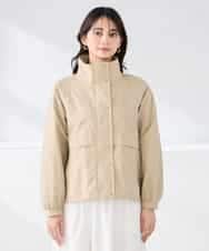 K2JDD07089 a.v.v(アー・ヴェ・ヴェ) ナイロンワッシャーブルゾン ベージュ