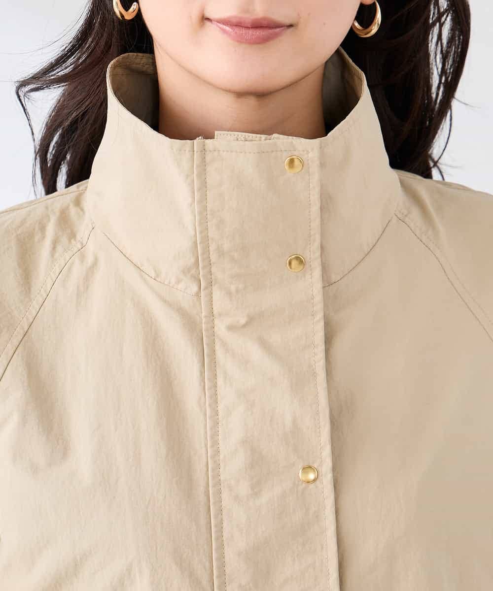 K2JDD07089 a.v.v(アー・ヴェ・ヴェ) ナイロンワッシャーブルゾン ベージュ