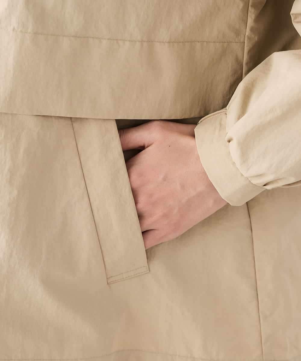 K2JDD07089 a.v.v(アー・ヴェ・ヴェ) ナイロンワッシャーブルゾン ベージュ