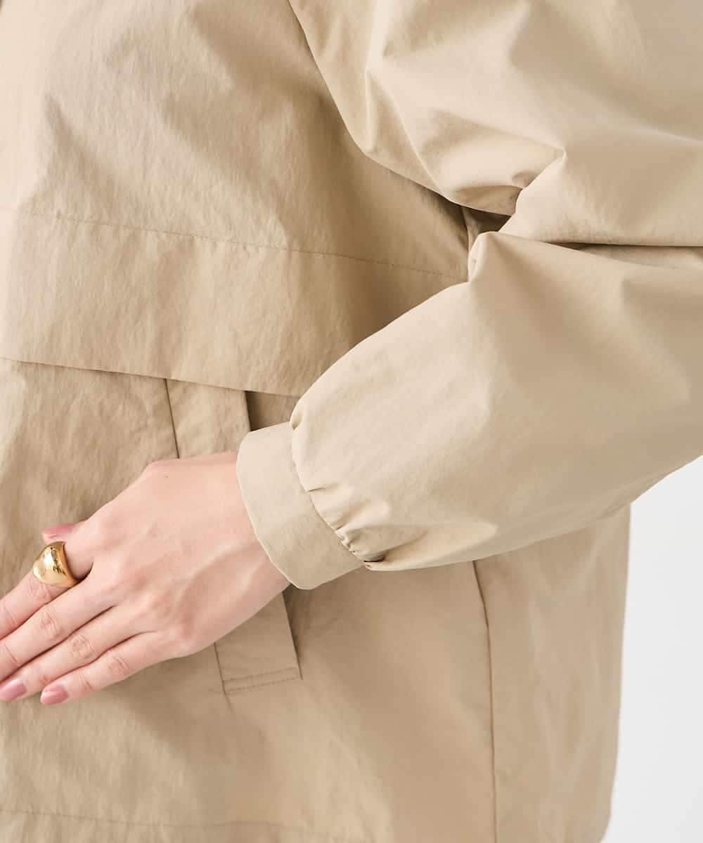 K2JDD07089 a.v.v(アー・ヴェ・ヴェ) ナイロンワッシャーブルゾン ベージュ