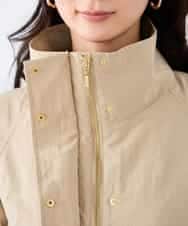 K2JDD07089 a.v.v(アー・ヴェ・ヴェ) ナイロンワッシャーブルゾン ベージュ