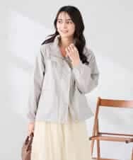 K2JDD07089 a.v.v(アー・ヴェ・ヴェ) ナイロンワッシャーブルゾン ライトグレー