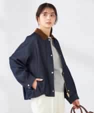 K2JDD09099 a.v.v(アー・ヴェ・ヴェ) ステンカラーブルゾン ネイビー