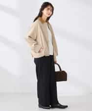 K2JDD09099 a.v.v(アー・ヴェ・ヴェ) ステンカラーブルゾン ネイビー