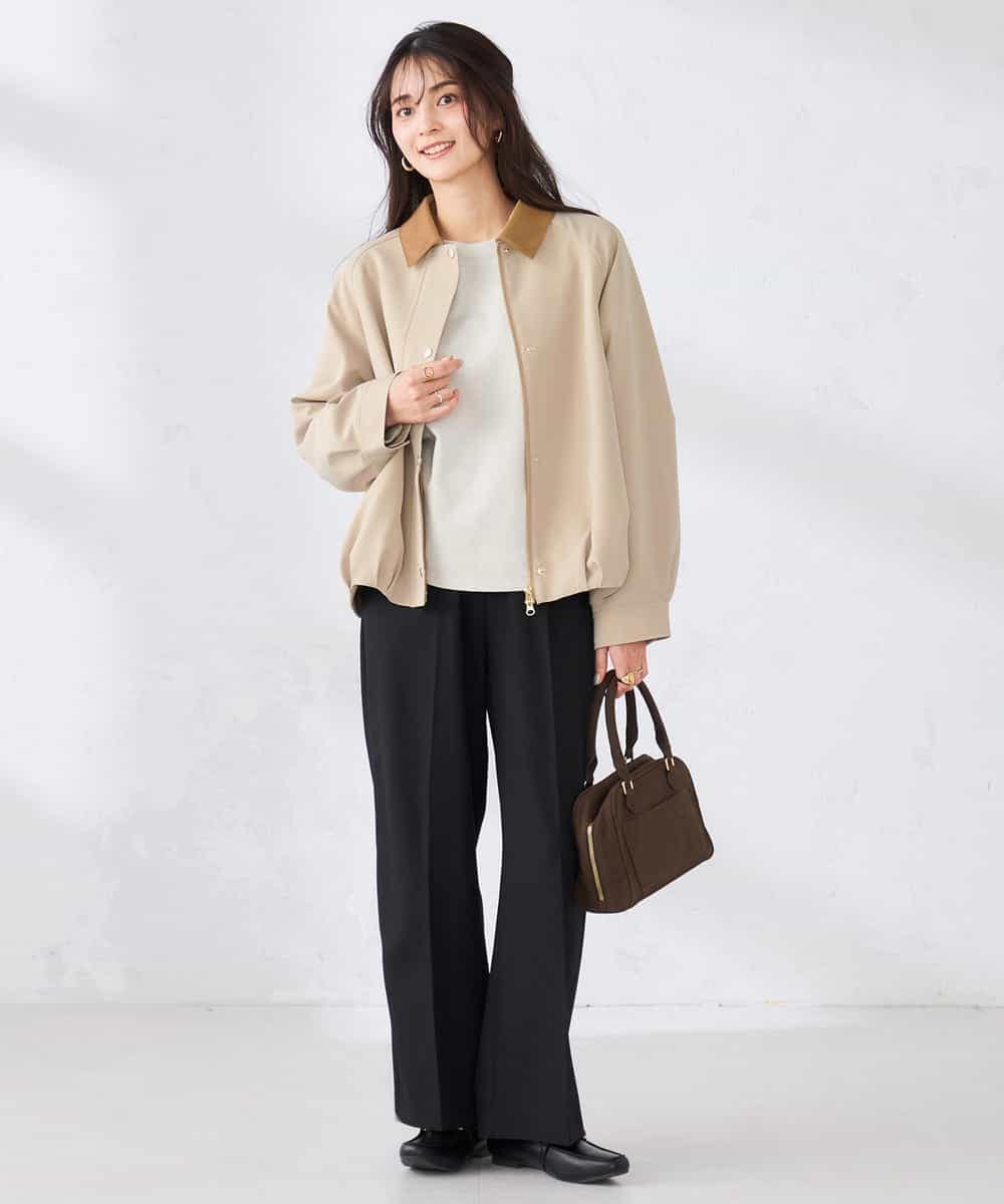 K2JDD09099 a.v.v(アー・ヴェ・ヴェ) ステンカラーブルゾン ネイビー