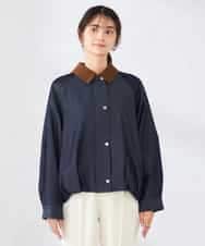 K2JDD09099 a.v.v(アー・ヴェ・ヴェ) ステンカラーブルゾン ネイビー