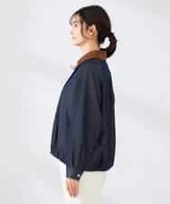 K2JDD09099 a.v.v(アー・ヴェ・ヴェ) ステンカラーブルゾン ネイビー