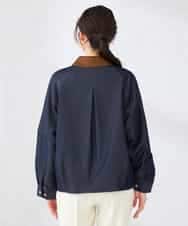 K2JDD09099 a.v.v(アー・ヴェ・ヴェ) ステンカラーブルゾン ネイビー