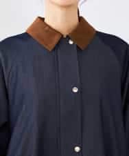 K2JDD09099 a.v.v(アー・ヴェ・ヴェ) ステンカラーブルゾン ネイビー