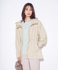 K2JEA01089 a.v.v(アー・ヴェ・ヴェ) 【微撥水】フーデットユーティリティジャケット アイボリー