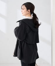 K2JED01089 a.v.v(アー・ヴェ・ヴェ) 【微撥水】フーテッドブルゾン ライトカーキ