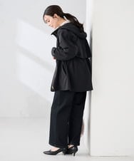 K2JED01089 a.v.v(アー・ヴェ・ヴェ) 【微撥水】フーテッドブルゾン ライトカーキ