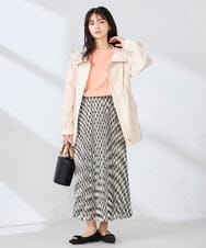 K2JED01089 a.v.v(アー・ヴェ・ヴェ) 【雑誌InRed(宝島社)4月号掲載】微撥水マウンテンパーカー ライトカーキ